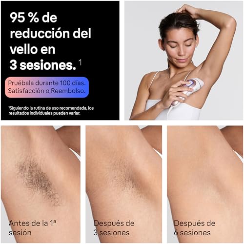 Miniatura 5 de Braun Depiladora Luz Pulsada Smart IPL Skin i·expert, PL7311, Blanco/Bronce