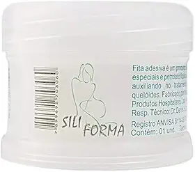 Fita para Cicatrizes Hipertróficas e Quelóides 45X3cm Siliforma