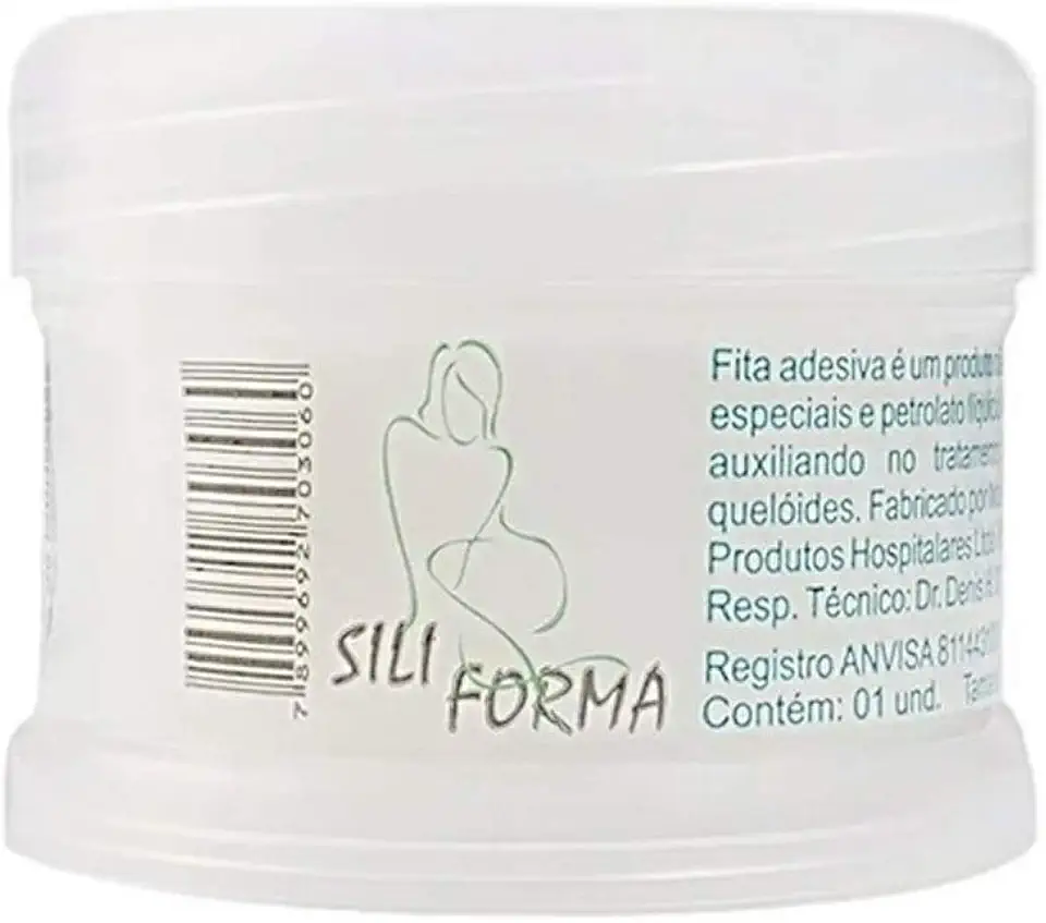 Fita para Cicatrizes Hipertróficas e Quelóides 45X3cm Siliforma