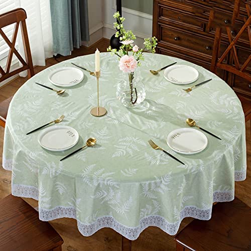 テーブルクロス 直径 花柄 円形 撥水加工 チェック柄 テーブル 152CM クロス PVC製 田園風 テーブルカバー インテリア用品 多用途 汚れが拭き取れる 防カビ 耐久性 カラー 防塵耐熱 擦り傷防止 家庭用 店舗用 食卓カバー