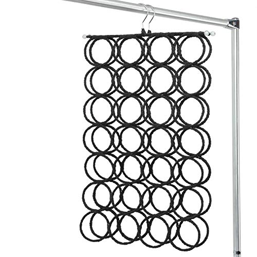 Doiown Scarf Hangers Ties Organizer Hangers Racks Space Saving Hangers Closet Organizer (Black) #TOP1