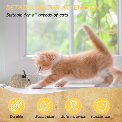 Miniatura 4 de Romon Juguetes Para Gatos, Negro 7 Pcs Juguetes Gatos Interactivos, Juguete Intercativo Pluma Para Gato Con Pájaro Volador, Juguete Pluma Gato Accesorios Interactivo Con Ventosa Para Gatitos Interior