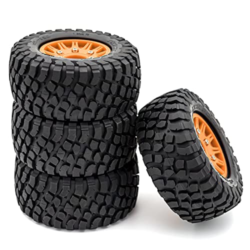 Pneus de voiture avec jantes RC 1/10 K1 camion court pièces de rechange HUIOP