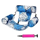 耐久性の高いPVCプールフロートラウンジチェア、大人や家族向けの強化された縫い目付きのコンパクトな旅行に優しいウォーターハンモック、スイミングプール用のウォーターハンモック