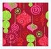 MOD ORNAMENTS Christmas Holiday Gift Wrap Wrapping Paper 16 Foot Roll
