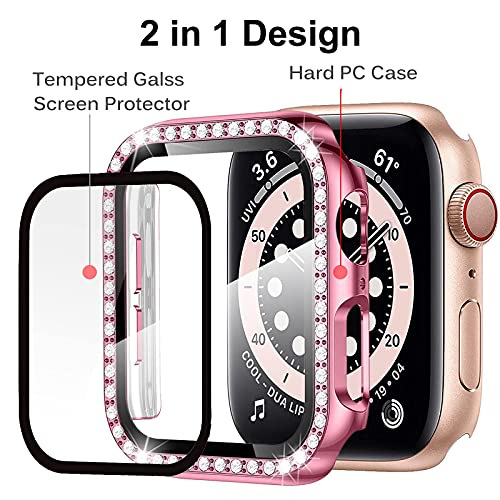 Miimall Bling Case Compatible for Apple Watch SE Series 6/5/4 44mm - Image 3