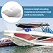 Haoguo Boat Keel Guard, Boat Bow Protector with 3M VHB Adhesive, 9.9''*9.9'', 316 Stainless Steel, Professional Shape Design, Essential for Ships or Yachts