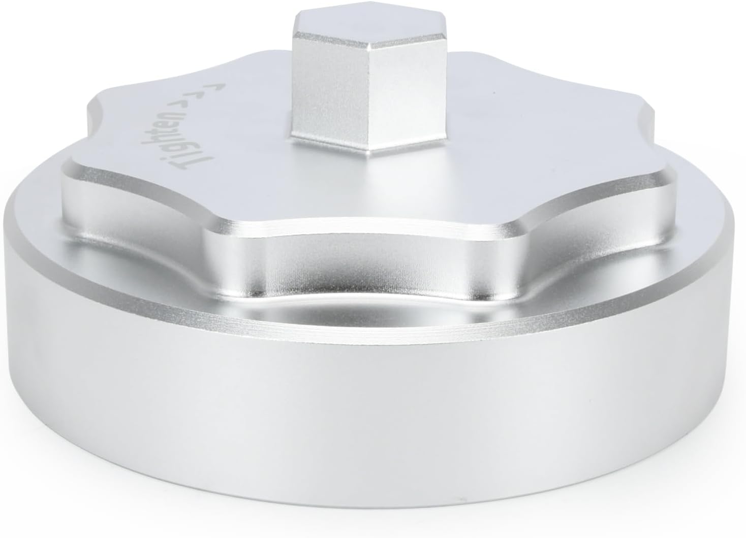 PTNHZ Aluminum 68065612AA Fuel Filter Canister Housing Cover Cap Relacement For 10-on Dodge Ram 2500 3500 4500 5500 6.7L Cummins Truck Diesel Engine (Silver)