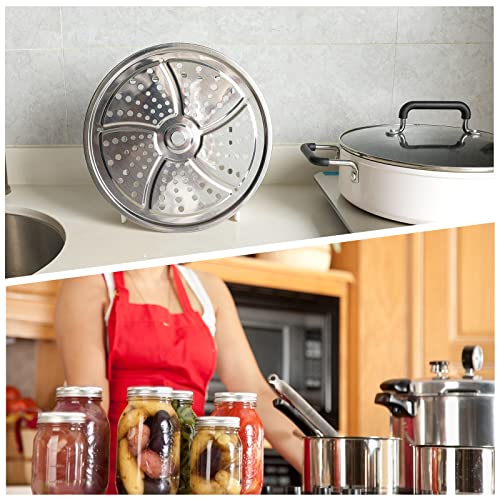 FONLLAM 2Pack Canner Rack for Pressure Canner, 11Inch Stainless Steel