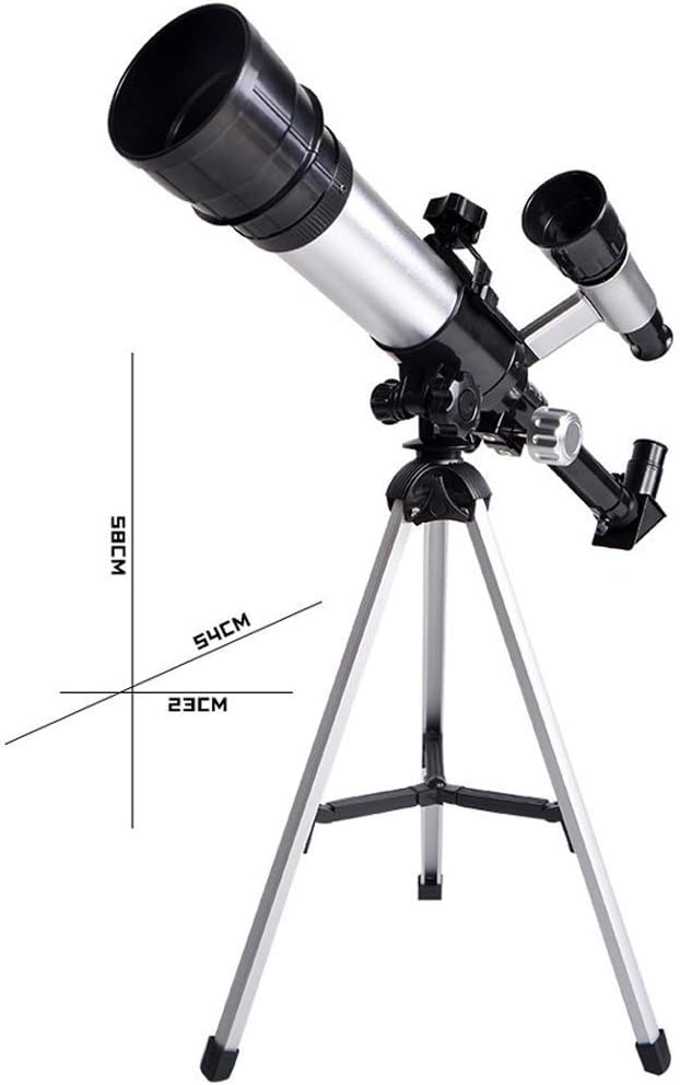 Portable Refractor Telescope 50mm Aperture 360mm Kids & Adults Mount Astronomical Refracting Telescope Fully-Coated Glass Optics
