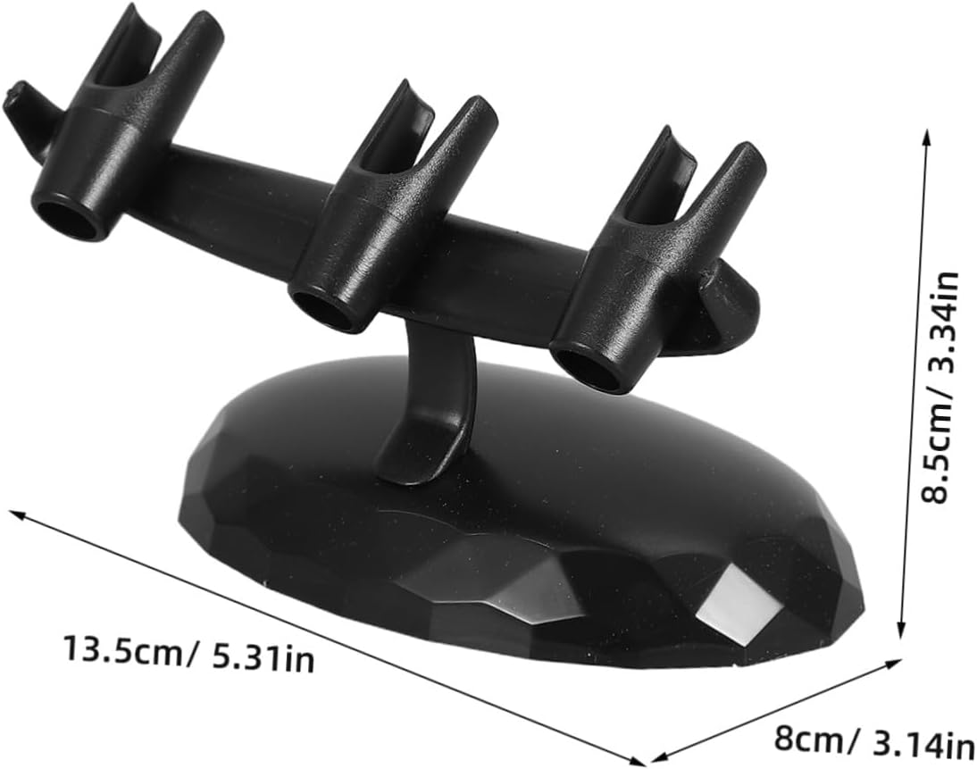 Plastic Airbrush Stand with 3 Slot Vertical Tabletop Organizer
