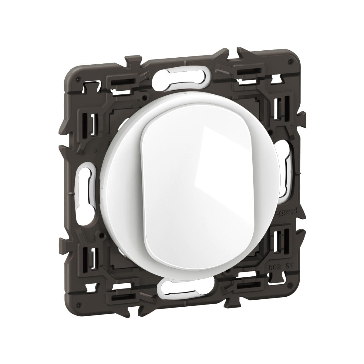 Legrand Interrupteur Simple Va-et-vient Céliane Touche Large 10A Blanc