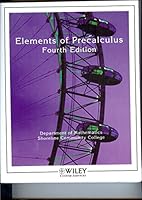 Elements of Precalculus, Fourth edition 0470897988 Book Cover