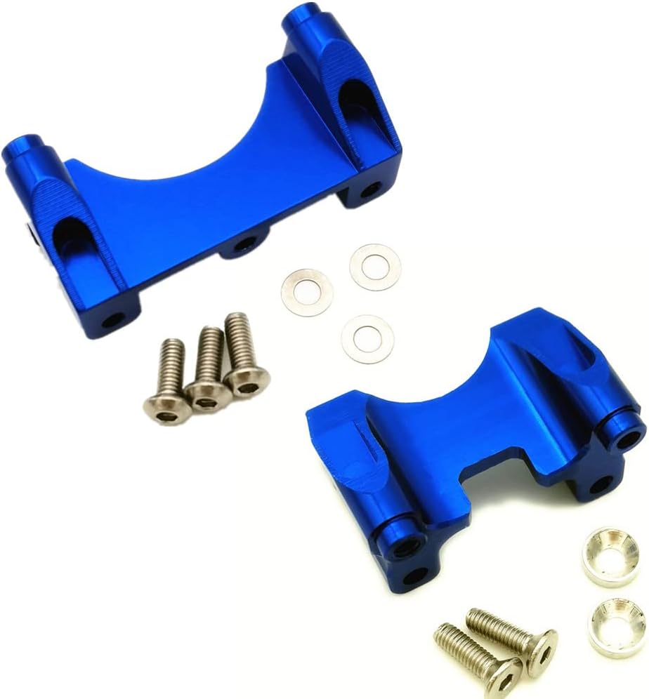 Shock Tower Damper Mount 2pcs Blue for Traxxas EREVO New E-REVO 2.0 VXL Summit Player Pro 4x4 5317 Front and Rear
