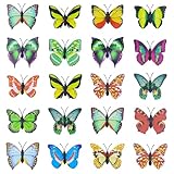 Contenu du paquet : vous recevrez 20 broches papillon d'environ 6 cm de long. Elles sont riches en couleurs, disponibles en quantité suffisante et magnifiquement conçues, ce qui répondra parfaitement à vos besoins quotidiens en matière de décoration et de remplacement.