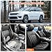 YOGLOD Grand Cherokee Car Seat Covers Fit for Jeep Cherokee 2014-2026, Full Coverage Leather Waterproof Breathable Seat Covers Full Set, Automotive Seat Protectors, Airbag Compatible(5 Seats, Black)