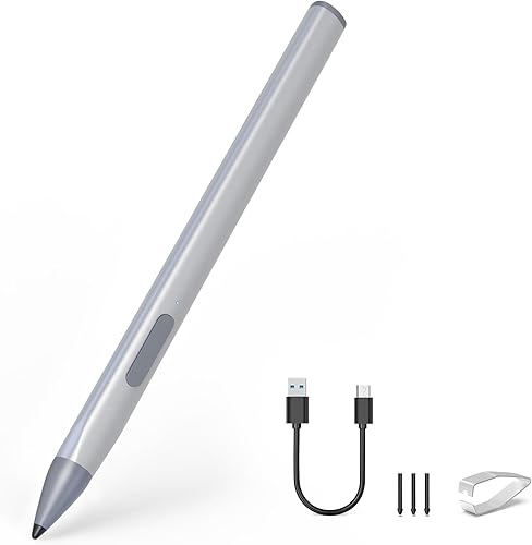 Vista 7 de Pluma Stylus para ASUS Transformer/Mini/ASUS Zenbook Flip/Pro/ASUS Vivobook Flip/Pro/Duo/ASUS Notebook, Lápiz Táctil Recargable MPP 2.0