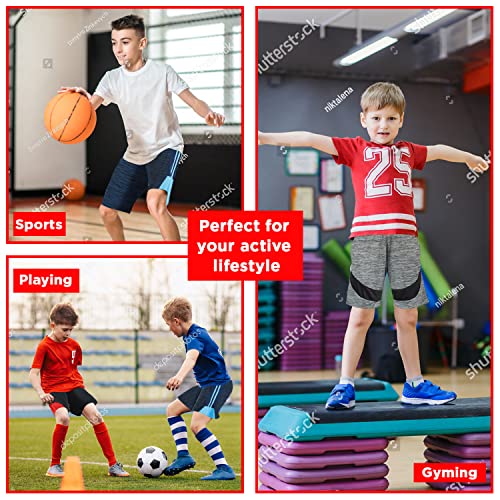 High Energy Boys Athletic Shorts With Pockets For Basketball, Fitness, And Sports, Dri-Fit Wear, Boys Shorts 4 Pack #TOP4