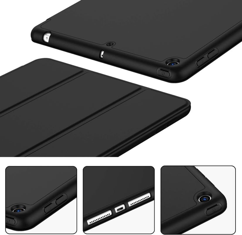 Image of Tablet Case Cover for Apple iPad Air 13 inch (M3 /M2) [Auto Sleep /Wake Cover] [Pencil Holder] [Trifold Stand] - Black