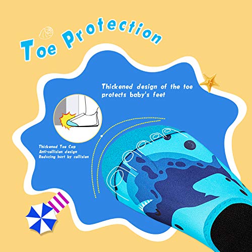 Image of WateLves Kids Water Shoes Toddler Girls Boys Barefoot Non-Slip Quick Dry Aqua Socks for Beach Swim Walking