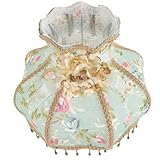 pied de lampadaire art deco Abat-jour à perles suspendues : le diffuseur présente un magnifique motif floral qui apporte une touche naturelle et fraîche à votre décoration