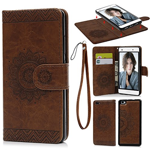 Cover Huawei P8 Lite 2016, Pelle Premium PU e