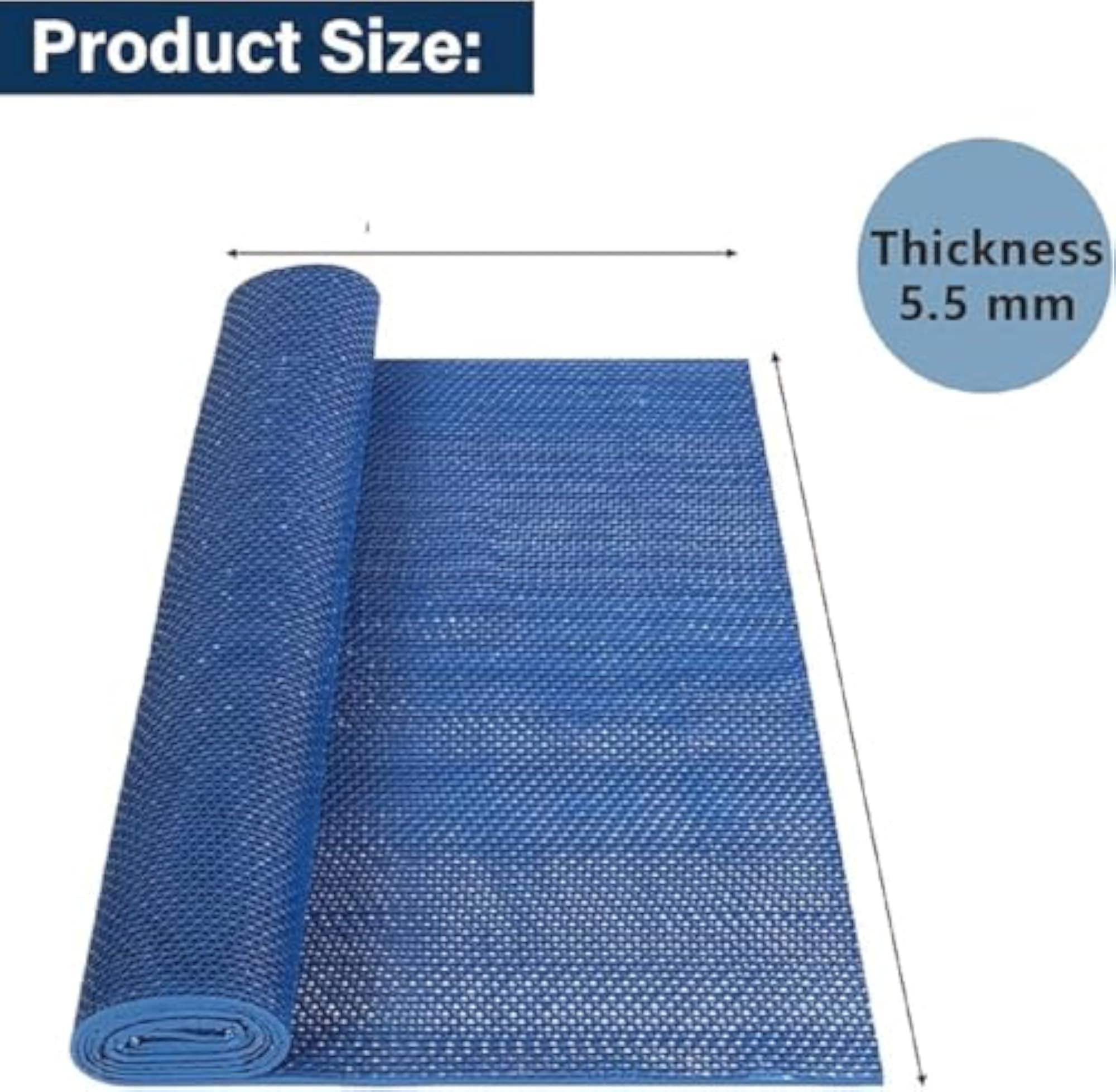 Waterproof Multipurpose PVC Rubber Mat for Bathroom, Kitchen