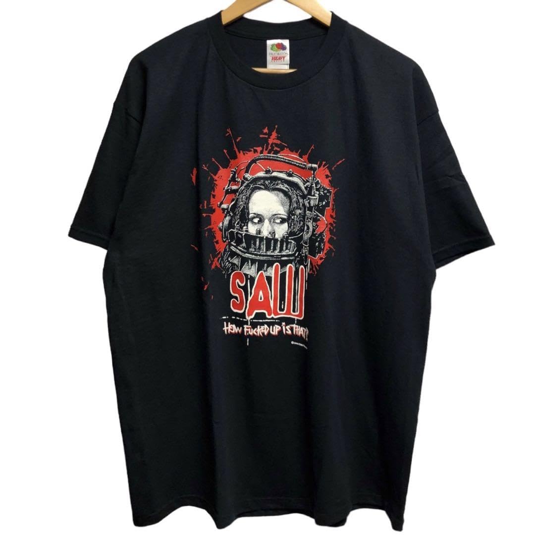 Amazon.co.jp: 珍 00s SAW 映画 Tシャツ ジグソウ ホラー XL 