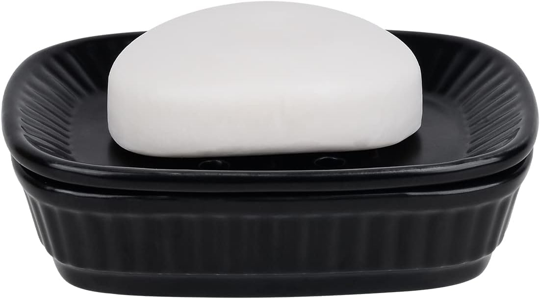 Umlaca ソープディッシュ おしゃれ 陶器 石鹸おき 石鹸ディッシュ 石鹸トレー 水切り ソープトレー お風呂 バス用品 浴室 洗面台などに適用 新作商品