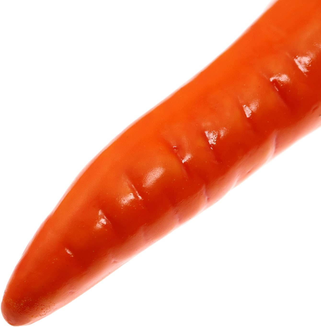 RLECS 3pcs Artificial Carrots Styrofoam Simulation Carrots for Wedding Christmas Tree Decoration