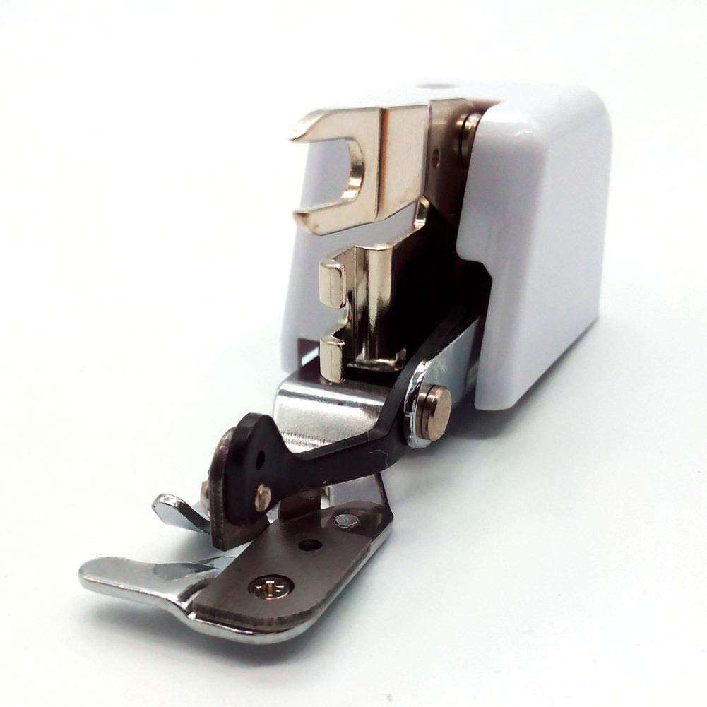 Máquina De Coser #R-CT10L Cortador Lateral De Vástago Bajo Pie Pies Para Caminar N Coser Corte Y Dobladillo Accesorio Para Bernina Para Nuevo Hogar Para Simplicidad Para Necchi Acero Plata