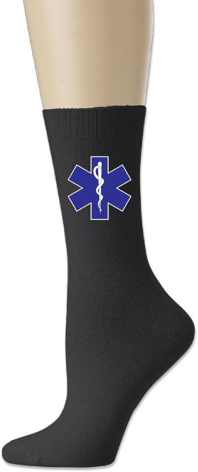 Paramedic Symbol Crew Sock Black