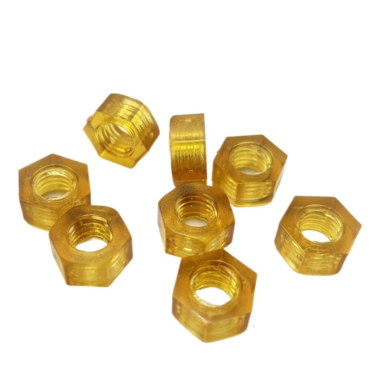 Tuercas hexagonales PEI, sujetadores especiales de tuercas hexagonales de plástico, F012