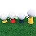 Superhao Golf Simulator Tees 10 Set Golfs Tees 4 Height Colorful Golf Rubber Driving