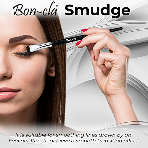 Bon-Clá Eyeshadow Smudge Brush, Creasing & Cat Eye Makeup, Effect Of Halo, Remove The Sense Of Boundary, Natural Transition, Premium Synthetic Fiber #TOP3