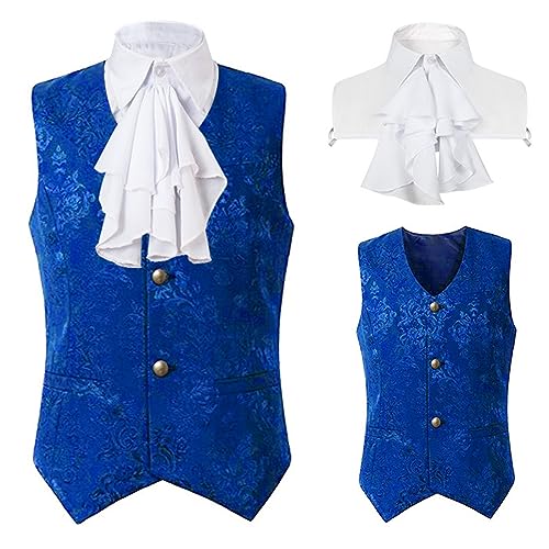 Chaleco de brocado para hombre estilo frack gotico y steampunk para fiestas