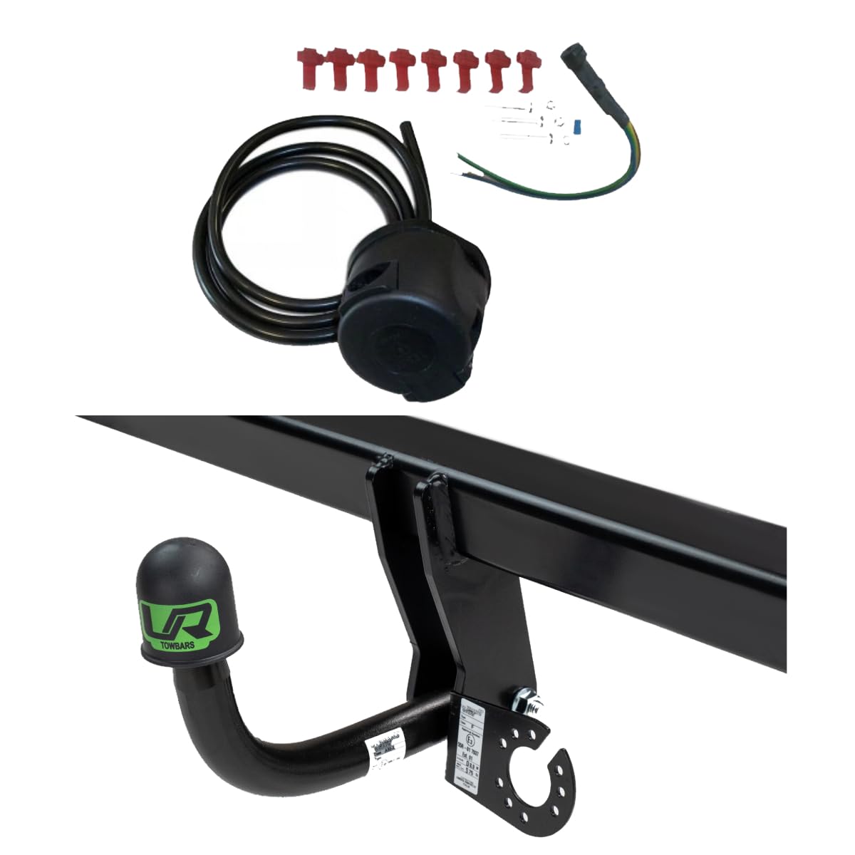 Umbra Rimorchi Fixed Towbar And 12N Wiring Compatible With Volkswagen TRANSPORTER T5 TRANSPORTER T6 43061/F 04/2003-07/2015