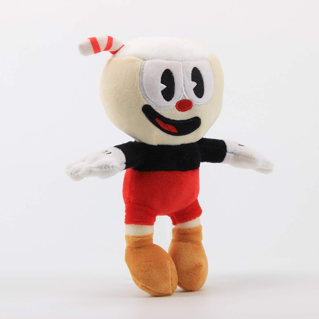 Peluche Puphead Ghost Cagney Carnantion Devil Boss peluche bambola giocattolo regalo (rosso)