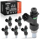 A-Premium Fuel Injectors Set of 6 Compatible with Suzuki Grand Vitara 2006 2007 2008, 2.7L, Replace# 1571066J00