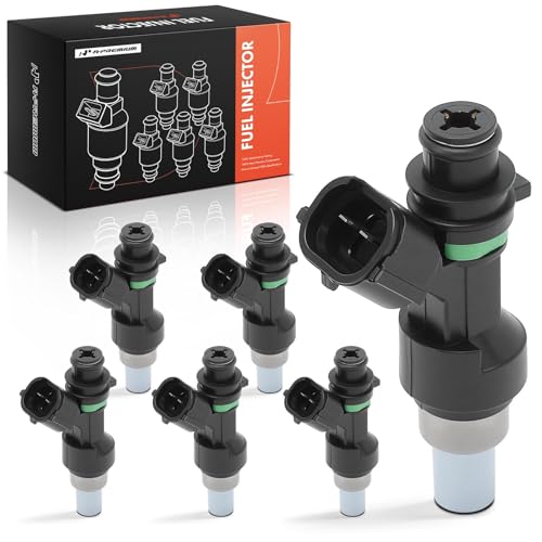 A-Premium Fuel Injectors Set of 6 Compatible with Suzuki Grand Vitara 2006 2007 2008, 2.7L, Replace# 1571066J00