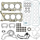 HGS1184 3.6L Cylinder Head Gasket Set Fits for for Chrysler Pacifica Voyager 17-22, J-eep Grand Cherokee Wrangler 16-18, for Dodge Durango 16-22, for Ram 1500 ProMaster 1500 2500 3500 19-22 HS55401