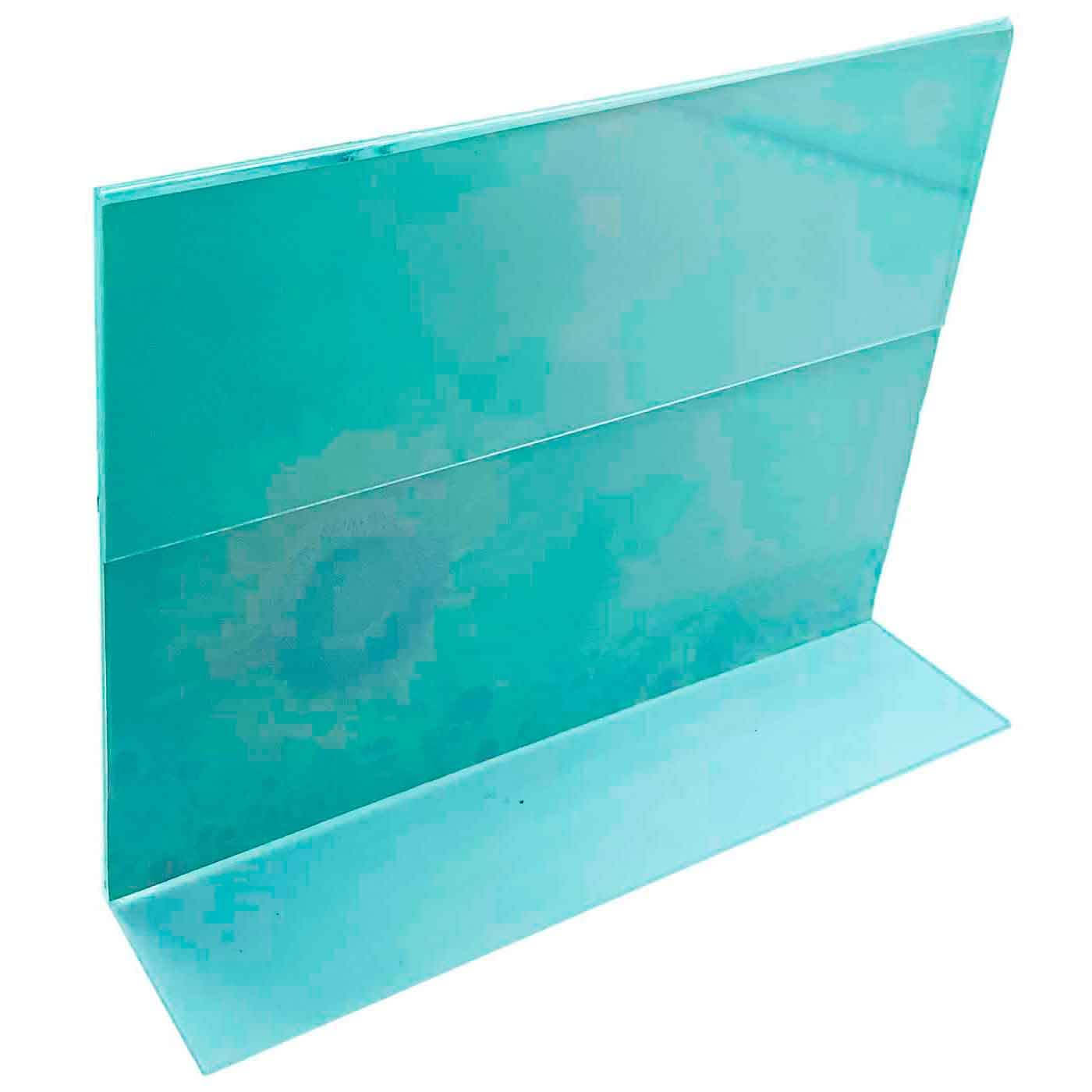 AC – Pack de 12 Portafotos - Soportes para Fotos de plástico Transparente – Sobremesa - Marcos para fotografías, oficinas, hogar – Horizontal - 21 x 30 cm