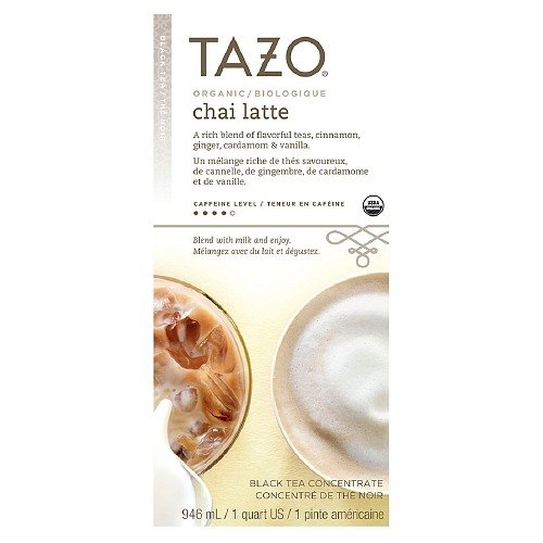 Tazo Spiced Black Tea Latte Concentrate, Organic, Chai