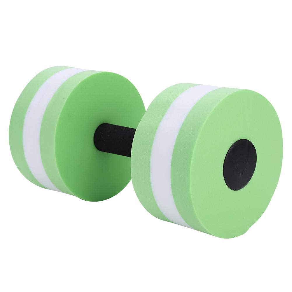 VGEBY1 2 Stücke Wasser Hanteln, Fitness Aquatic Barbell Schaum Aerobic Hanteln für Schwimmen Yoga Übung Aqua Training(Grün) Krafttraining