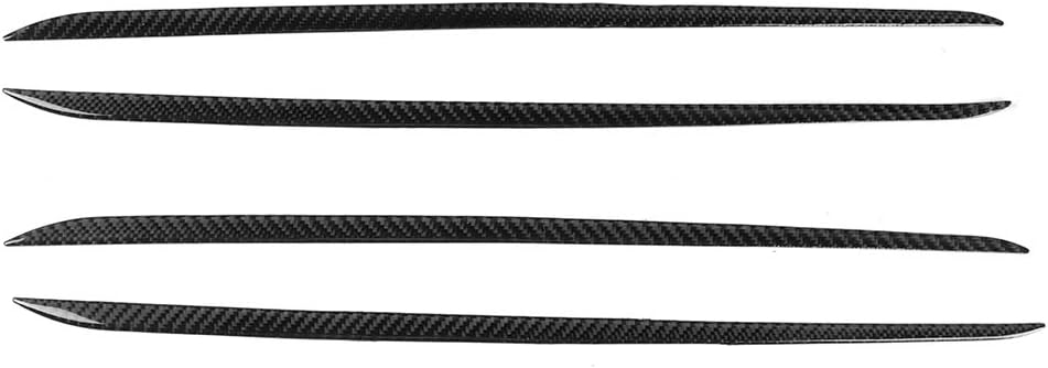 Carbon Fiber Inner Door Panel Strip Trim, Car Interior Accessories for X1 E84 2011-2015, Lightweight Rustproof Decoration with Glossy Finish, for LHD RHD Vehicles