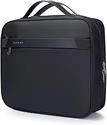 Necessaire Grande Com Divisórias Bolsa de Mão Organizadora Masculina Feminina Para Viagem Impermeável Bange Premium