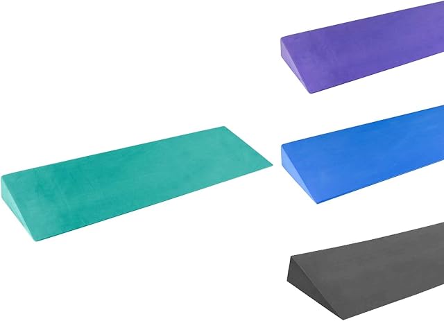 Yoga-Mad EVA Yoga Wedge | Lightweight EVA Foam | Non Slip Yoga Wedge for Wrists and Hands | Slanting Wedge for Professionals and Beginners in Yoga and Pilates