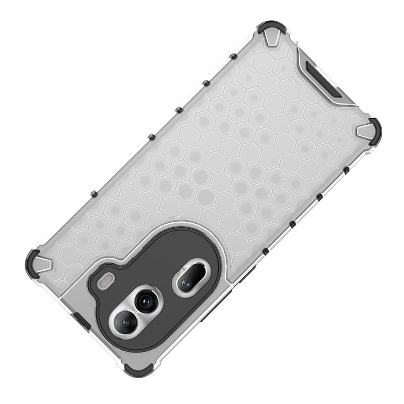 Image of Hard PC Back Case Cover for Oppo Reno 11 Pro 5G Anti Slip Ultra Thin Shockproof Reinforced Corners (Polycarbonate|Transparent)