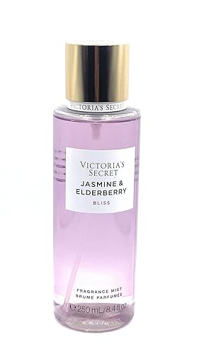 Victoria's Secret Natural Beauty - Fragancia perfumada de jazmín y saúco, espray de 8.4 onzas