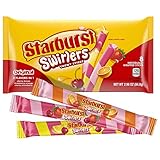 STARBURST Swirlers Chewy Sticks Candy ( 2 PACK ) ( Features 2 flavors swirled into 1: cherry-lemon, strawberry-orange, cherry-strawberry )